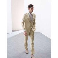 Tailored Fit Linen Rich Jacket