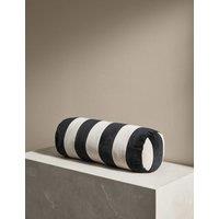 Stripe Round Bolster Cushion