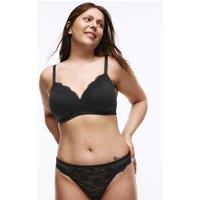 M&S Jasmine Lace Non Wired Post Surgery Bra (A-E) Black