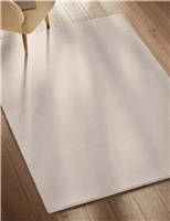 Plain Ribbed Rectangle Rug