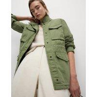 Pure Cotton Lightweight Utility Jacket