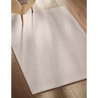 Plain Ribbed Rectangle Rug