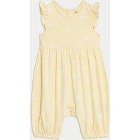 Pure Cotton Heart Print Romper (0-3 Yrs)
