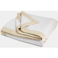 Linen Border Quilted Bedspread