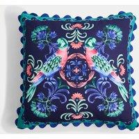 Set of 2 Bird Print Outdoor Cushions
