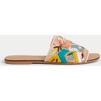 Sequin Flat Mules