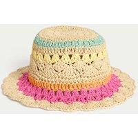 Kids Striped Straw Sun Hat (18 Mths-13 Yrs)