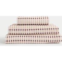Pure Cotton Spotty Striped Towel