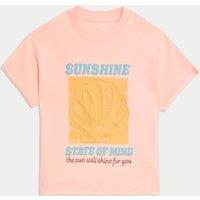 Cotton Rich Shell T-Shirt (2-8 Yrs)