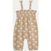 Pure Cotton Palm Tree Romper (0-3 Yrs)