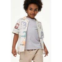 2pc Pure Cotton Abstract Shirt & T-Shirt Set (2-8 Yrs)