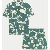 Cotton Rich Printed Pyjamas (1-16 Yrs)