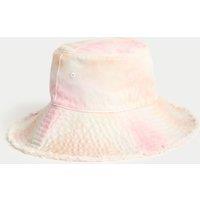 Kids Pure Cotton Wide Brim Bucket Sun Hat (1-13 Yrs)