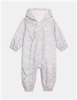 Ditsy Floral Puddlesuit (0-3 Yrs)