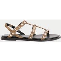 Suede Flat Gladiator Sandals