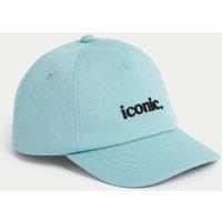Kids Pure Cotton Slogan Baseball Cap (3-13 Yrs)