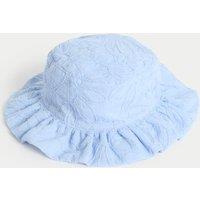 Kids Cotton Rich Embroidered Sun Hat (0-3 Yrs)