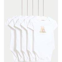 5pk Winnie The Pooh Bodysuits (0-3 Yrs)