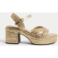 Buckle Platform Sandals