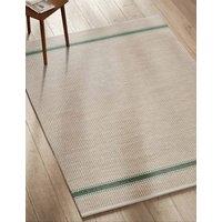 M&S Border Striped Rug Natural Mix
