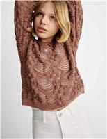 Cotton Blend Knitted Jumper (6-16 Yrs)