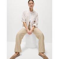 Lyocell Rich Straight Leg Trousers