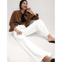 High Waisted Smart Wide Leg Jeans