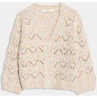 Cotton Rich Textured Knitted Cardigan (2-8 Yrs)