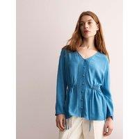 V-Neck Pintuck Top