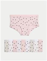 10pk Cotton Rich Heart Shorts (5-16 Yrs)