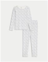 Adaptive CottonRich Ditsy Floral Ribbed Pyjamas (1-16 Yrs)