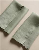 Set of 2 Pure Linen Napkins