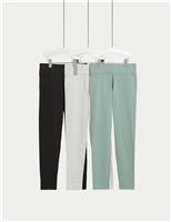 3 Pack Adaptive Cotton Rich Leggings (2-16 Yrs)