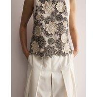 Floral Applique Vest