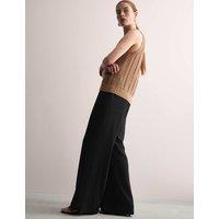 Pure Silk Wide Leg Trousers
