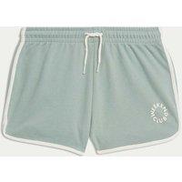 M&S Cotton Rich Sports Shorts (2-16 Yrs) Khaki