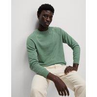 Pure Cotton Crew Neck Jumper