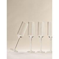 Set of 4 Angular Picnic Champagne Flutes