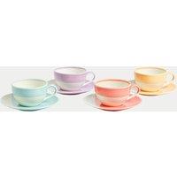 Set of 4 1815 Cappuccino Cups & Saucers