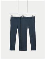 2pk Boys Slim Leg School Trousers (2-18 Yrs)