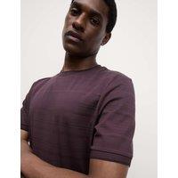 Pure Cotton Textured T-Shirt