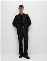 M&S Relaxed Fit Stretch Ultimate Suit Trousers Navy