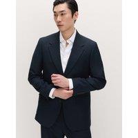 M&S Relaxed Fit Stretch Ultimate Suit Jacket Navy