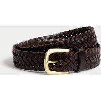 Leather Plaited Belt