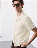 Relaxed Fit Crinkle Seersucker Shirt