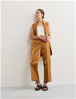 Cotton Rich Shimmer Longline Waistcoat