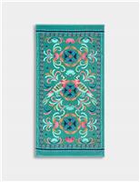 Pure Cotton Parrot Print Beach Towel