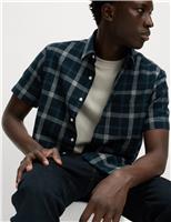 Regular Fit Pure Cotton Check Shirt