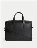 Leather Pebble Grain Laptop Bag