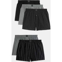 5pk Supima Cotton Rich Woven Boxers
